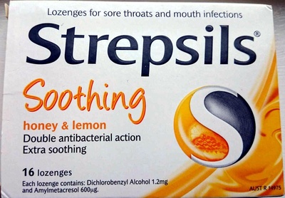 Strepsils Soothing Honey and Lemon - 9300711074378