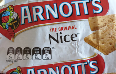 Arnott's Nice Biscuits - 9310072000909