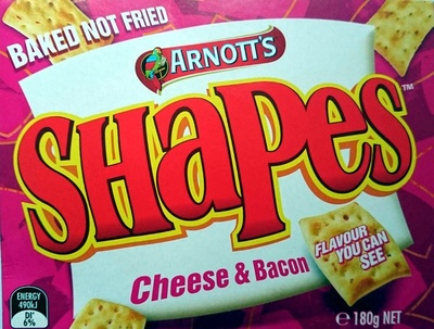 Shapes Cheese & Bacon - 9310072026275