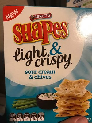 Shapes light  sour cream - 9310072028705