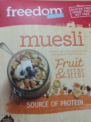 Freedom Foods Fruit & Seeds Muesli 500G - 9315090000146