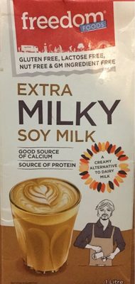 Freedom Foods Extra Milky Soy Milk 12X1L - 9315090200881