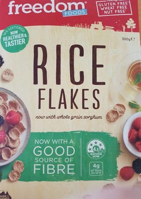 Freedom Foods Aussie Grown Rice Flakes 325GM - 9315090201932