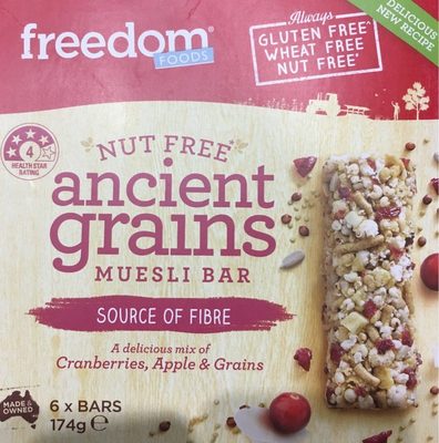 Ancient grains muesli bar - 9315090202489