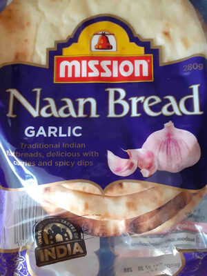 Naan Bread garlic - 9317224400907