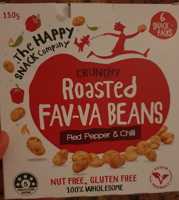 Crunchy Roasted Fav-va Beans Red Pepper & Chilli - 9318471000889