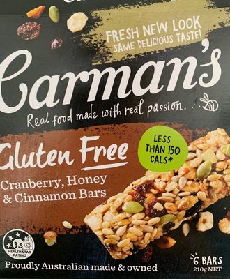 Carman barres cereales - 9319133332096