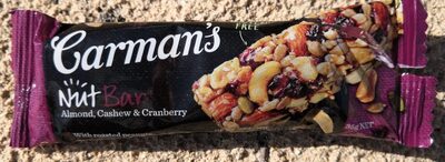 Carman's NutBar almond cashew cranberry - 9319133332966