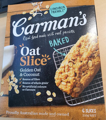 Oat Slice - Golden Oat and Coconut - 9319133333475