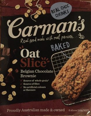 Oat Slice - Belgian Chocolate Brownie - 9319133333864