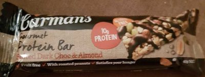 Carman's Gourmet Protein Bar Salted Dark Choc & Almond - 9319133334465