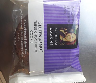 Byron Bay Cookie Company Byron Bay Triple Chocolate Fudge - 9320391370164