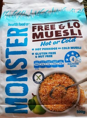 Free and lo muesli - 9323795000118