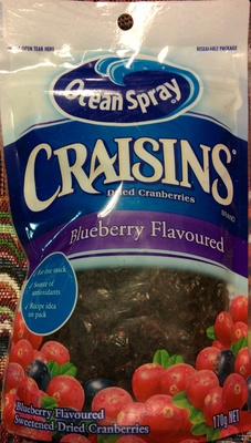 Craisins - Blueberry Flavoured - 9331200001278