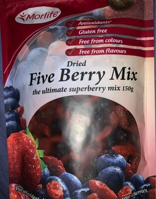 Dried five berry mix - 9335153001132