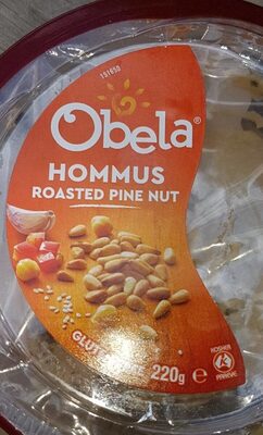 Obela Hommus RST Pine Nut220gm - 9346321000109