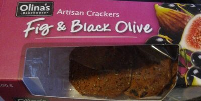 artisan crackers fig and black olive - 9349571000455