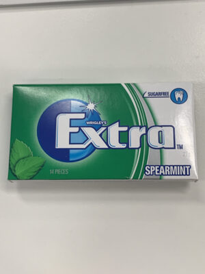 Wrigley's Extra Spearmint Tab Gum 14 Pieces 27G - 93613903