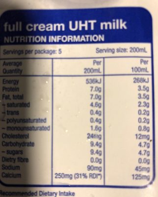 Meadow Fresh Pure Milk Full Cream - 9415522285001