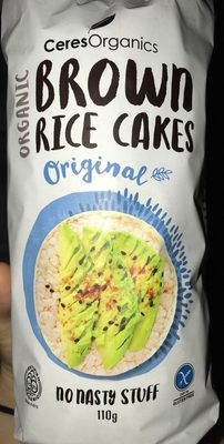 Brown rice cakes - 9415748004554