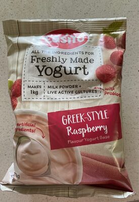 Greek style raspberry yogurt - 9416892522109