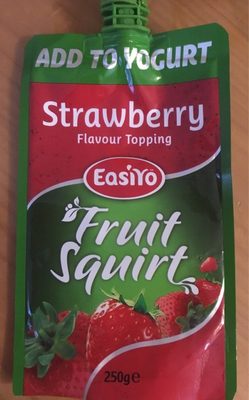 Easiyo Yoghurt Real Fruit Squirt Topping - Strawberry - 9416892801280