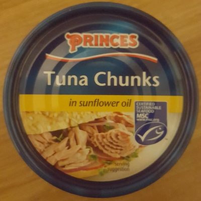 Princes Tuna Chunks In Sunflower Oil 160G (112G ) - 96148334