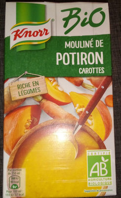 Mouliné de potiron carottes Bio - 97676768