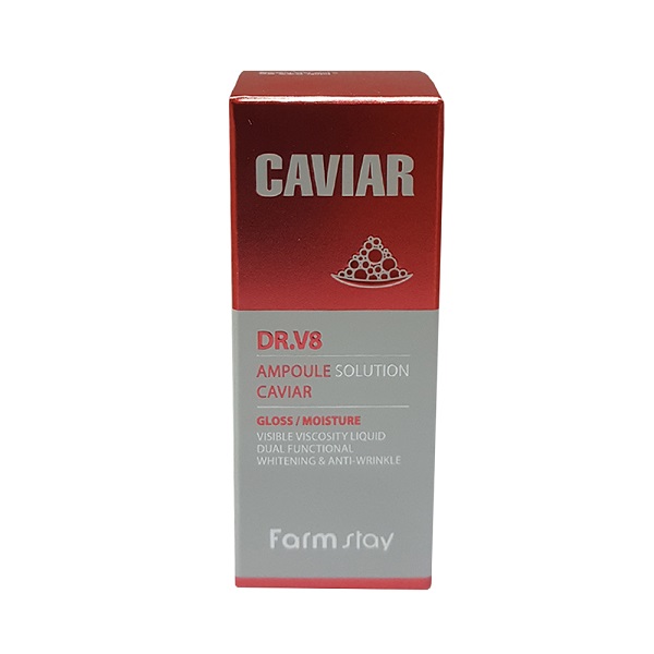 Farmstay Dr.V8 Ampoule Solution Caviar - farmstay