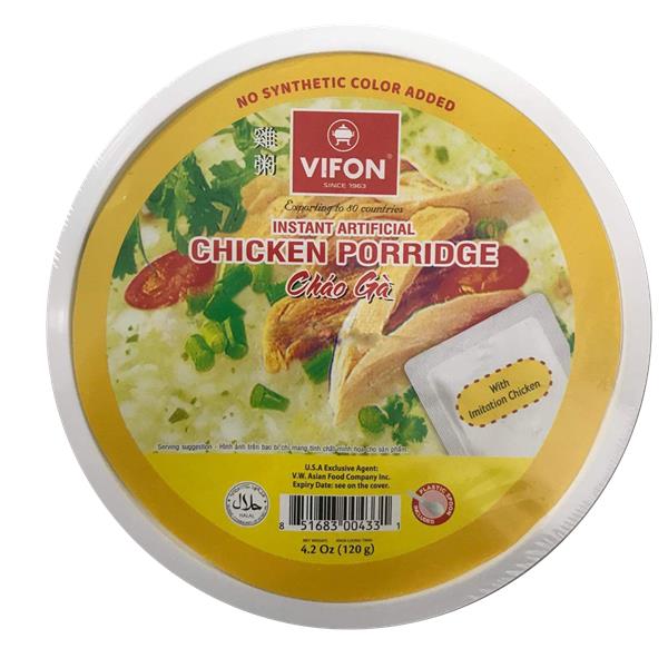 Instant artificial chicken porridge - instant