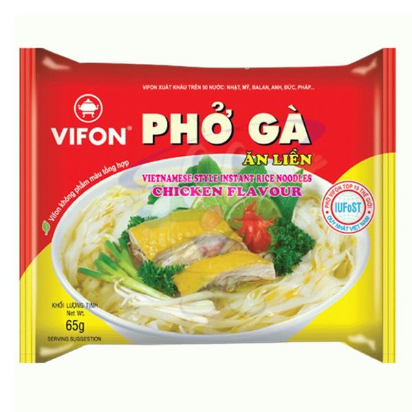 Vietnamese style instant rice noodles chicken flavour - vietnamese