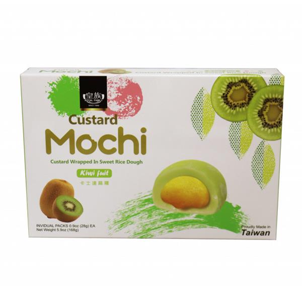 Custard Mochi Kiwi Fruit Flavour - Royal Family - 4711931034335