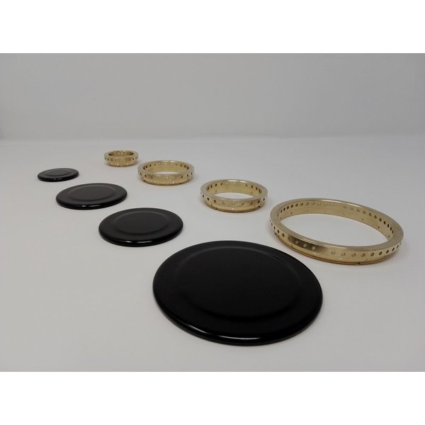 Burner + Rings (8 pcs) (Refurbished A+) - burner