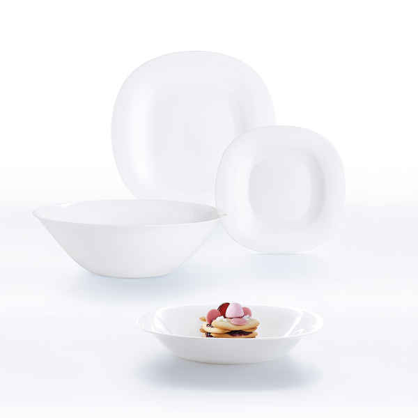 Tableware Luminarc Carine Blanco White Glass (19 pcs)