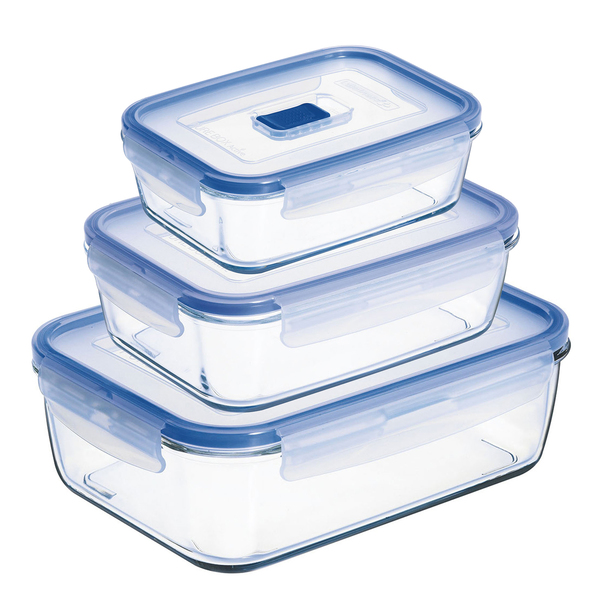 Set of lunch boxes Luminarc Pure Box Active (3 pcs) - set