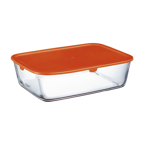 Lunch box Arcopal Basics Plastic Crystal Rectangular - lunch