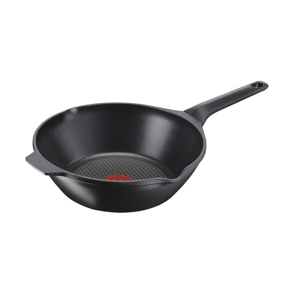 Wok Pan Tefal AROMA Ø 28 cm Titanium Excellence Black Black - wok