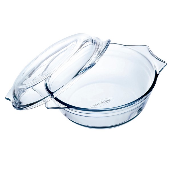 Casserole with glass lid Ô Cuisine Transparent Glass - casserole