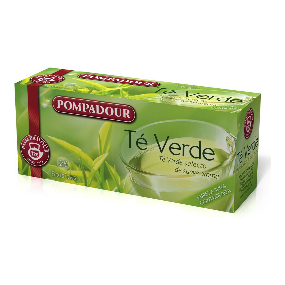 Infusion Pompadour Green Tea (25 uds)