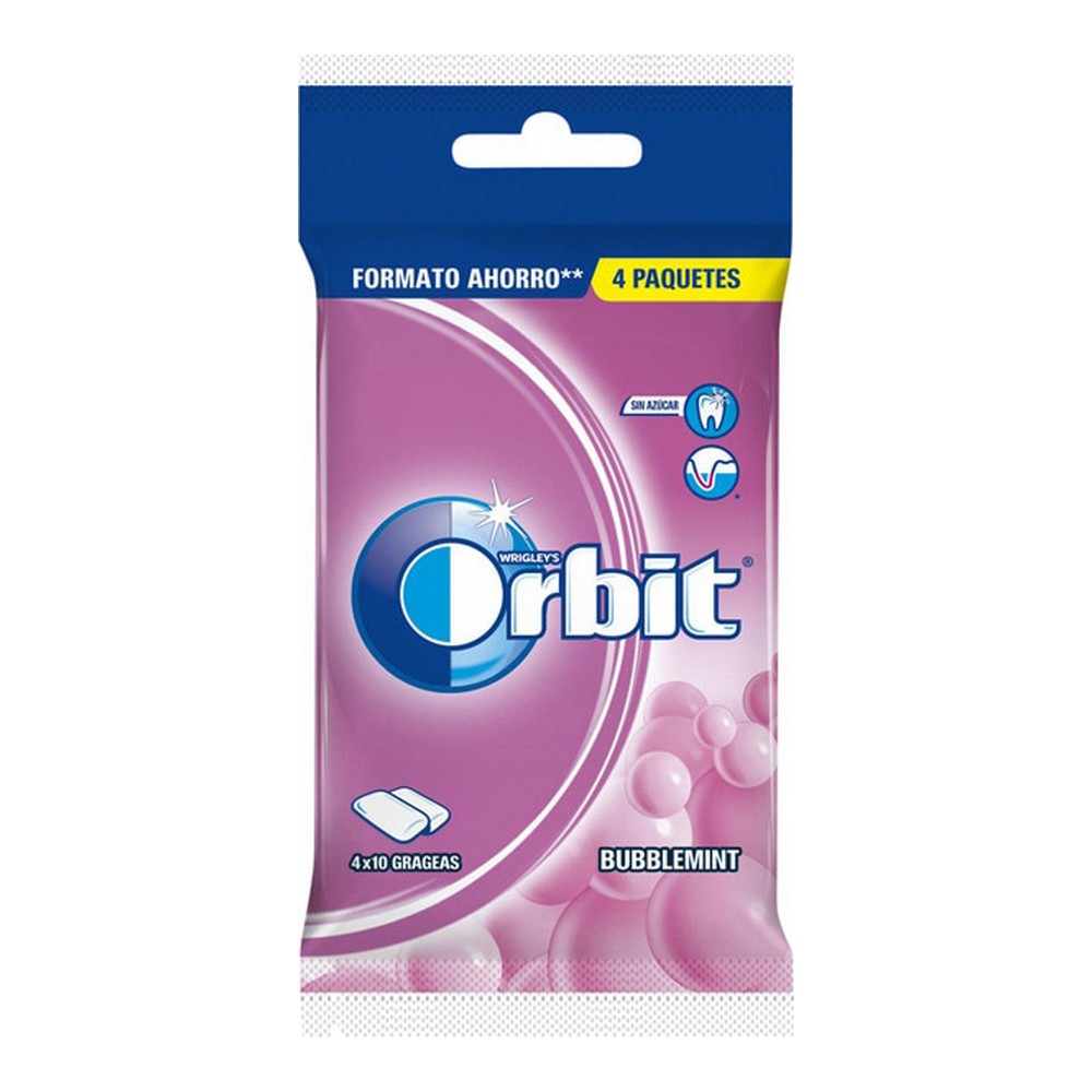 Chewing gum Orbit Bubblemint (4 x 14 g) - chewing