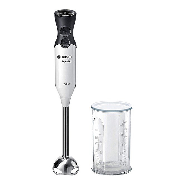 Hand-held Blender BOSCH MSM67110W 750W White Black Plastic Stainless steel 750 W Blanco - hand