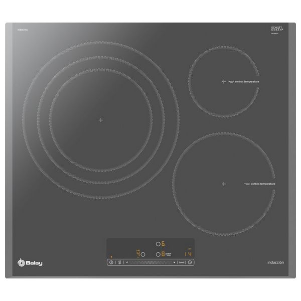 Induction Hot Plate Balay 3EB967AU 60 cm Anthracite