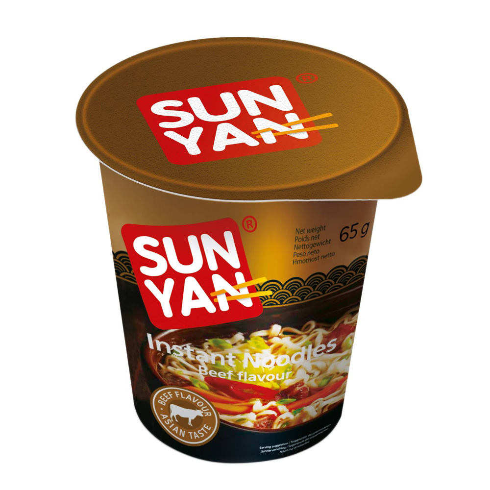 Noodles Sun Yan Instant Noodles Veal (65 g) - noodles