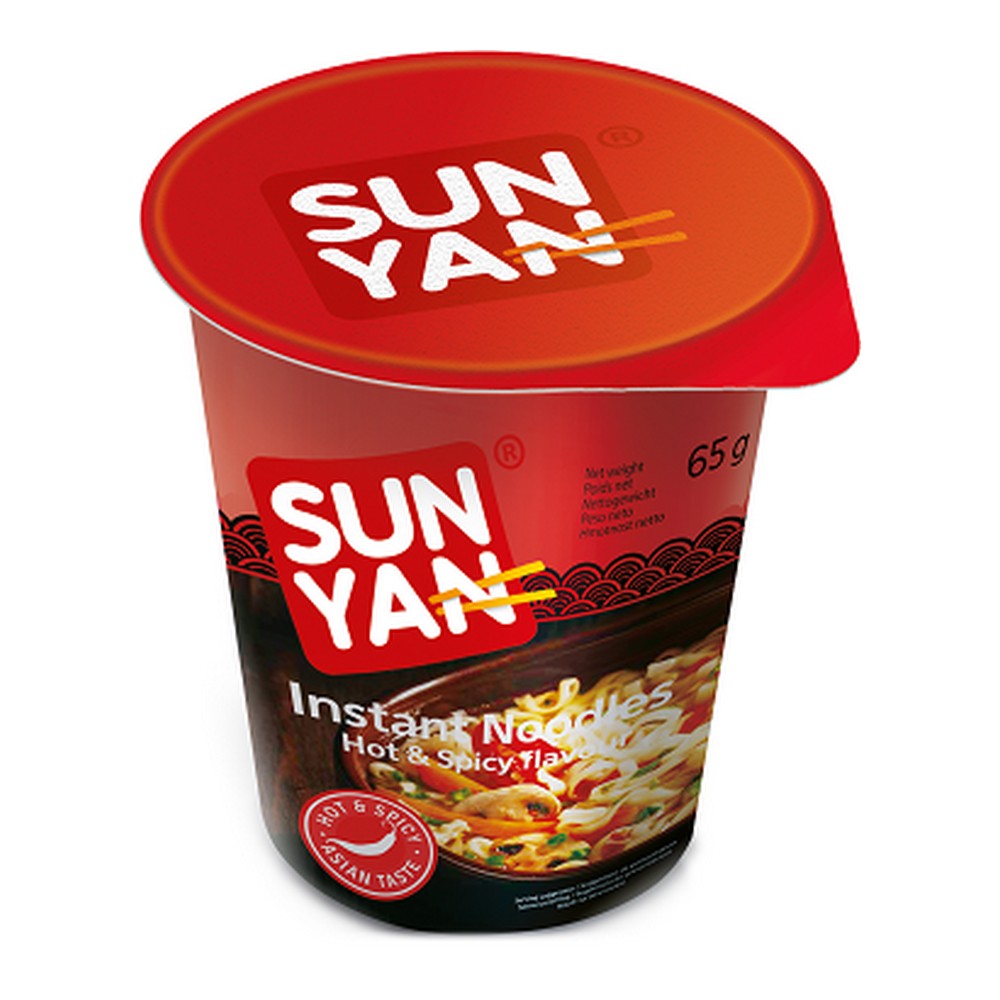 Noodles Sun Yan Instant Noodles Spicy (65 g) - noodles