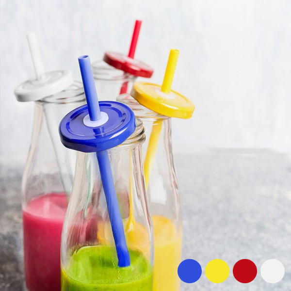 Bottle with Lid and Straw (320 ml) 145495 - bottle