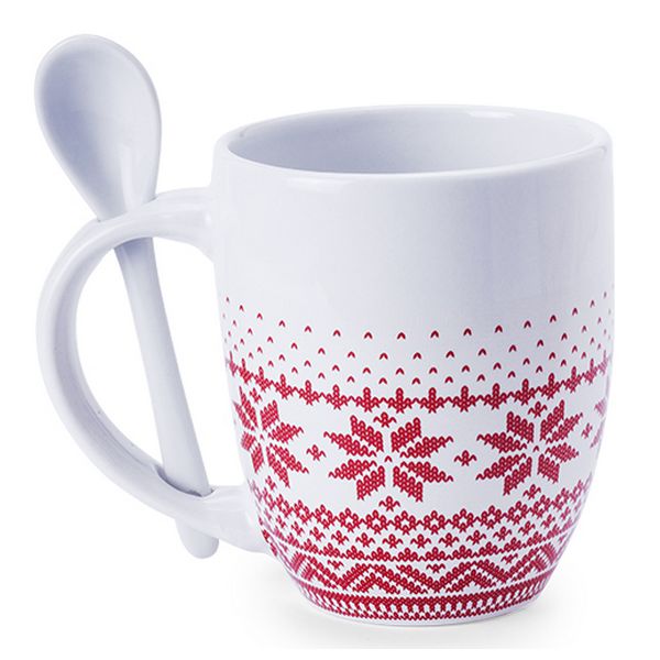 Mug with Small Spoon (370 ml) 145193 - mug