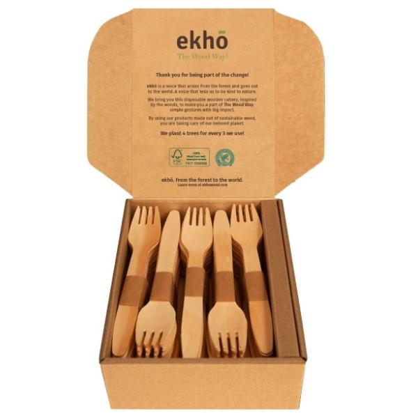 Disposable Cutlery Forks (100 pcs) (Refurbished A+) - disposable