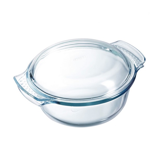 Casserole with glass lid Pyrex Classic Transparent Glass - casserole