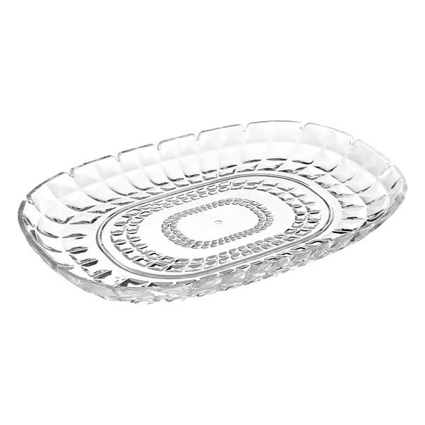 Serving Platter Transparent (31 cm) - serving