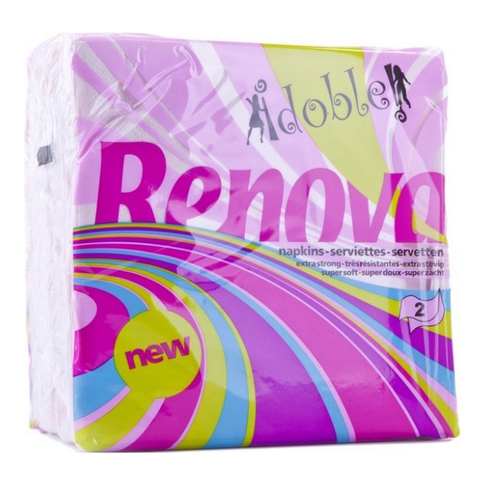 Paper napkin Renova Pink (60 uds) - paper